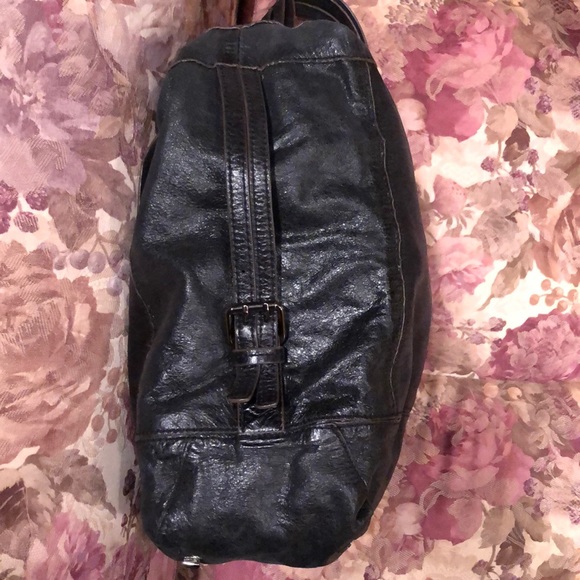 BCBGMaxAzria Black Leather Hobo Bag - Picture 8 of 16